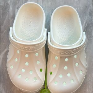 CROCS Toddler White Baya Clog